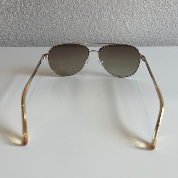NEW Kate Spade New York Emmaline Sunglasses Gold Metal Aviators main image 10